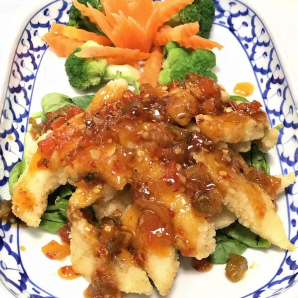 SWEET & SPICY FRIED FISH