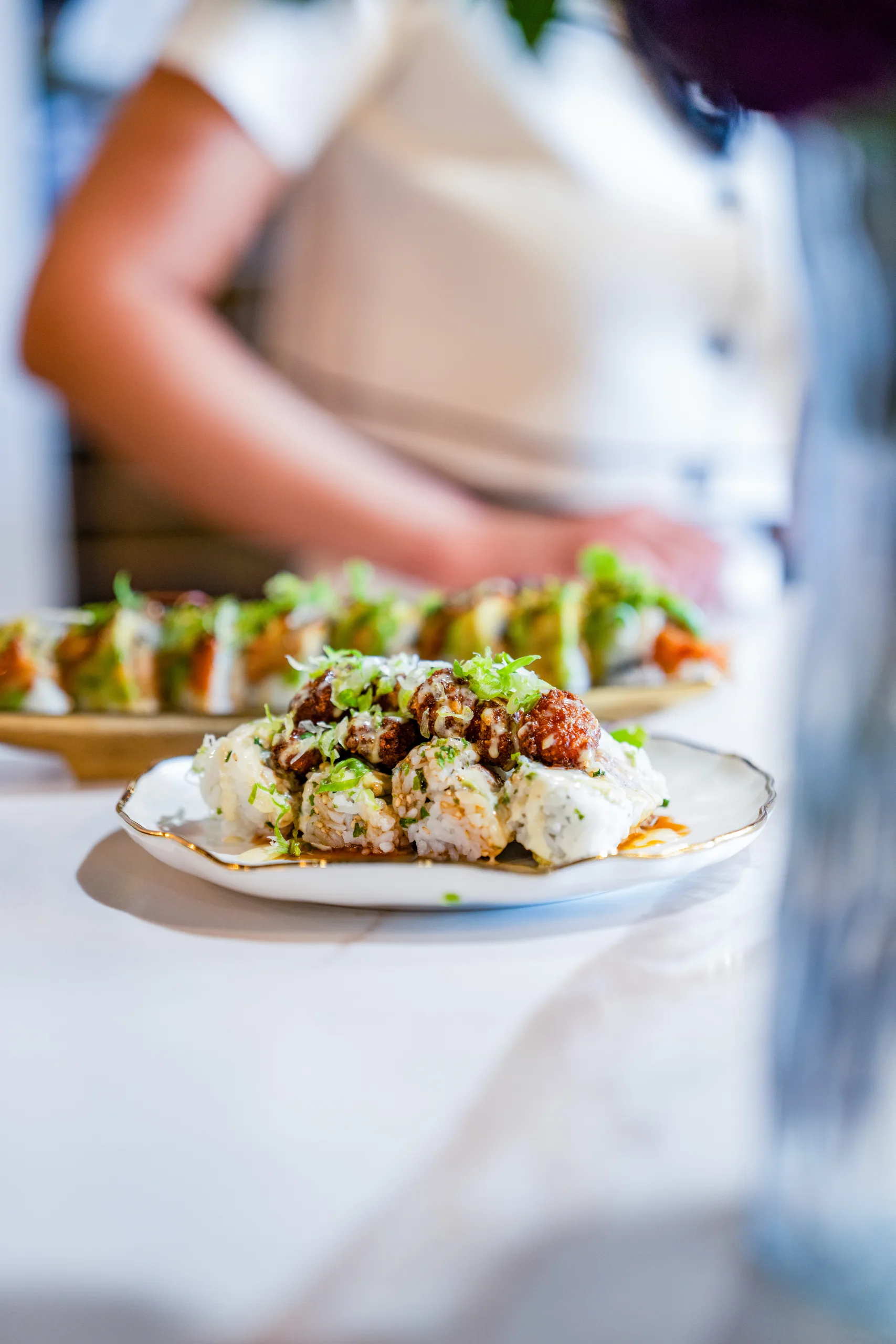 Specialty rolls in natural light